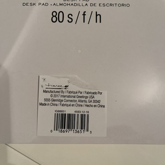 Note Pad / Desk Pad / Floral‎ Themed (80 sheets / new) - Picture 7 of 9